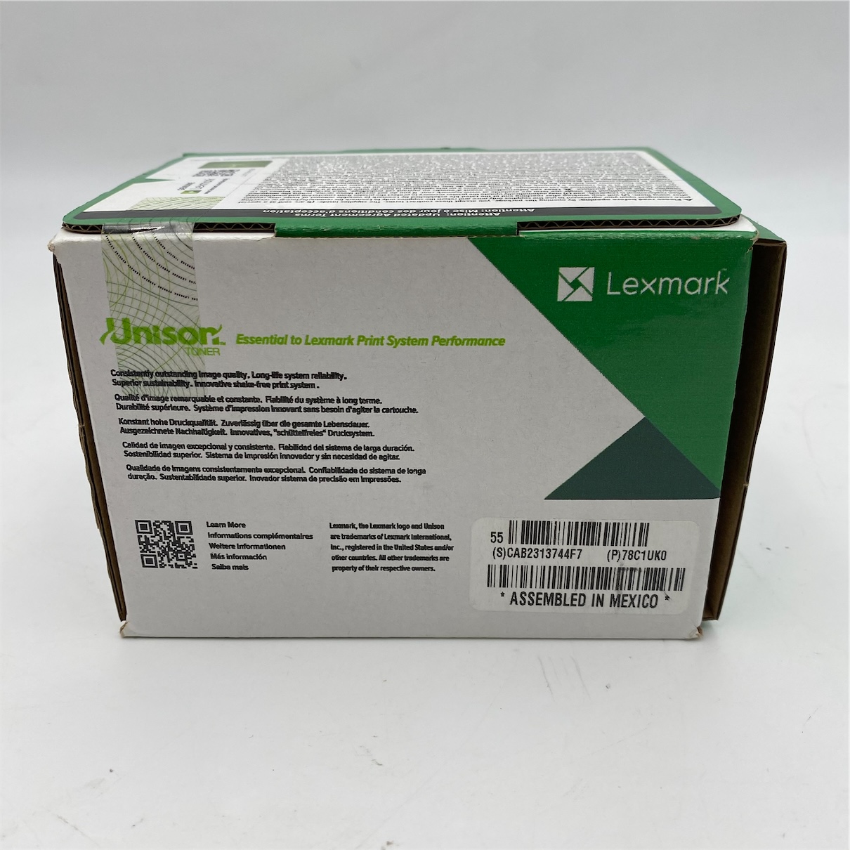 Lexmark 78C1UK0 Black Ultra High Yield Return Program Toner - Imagen 2