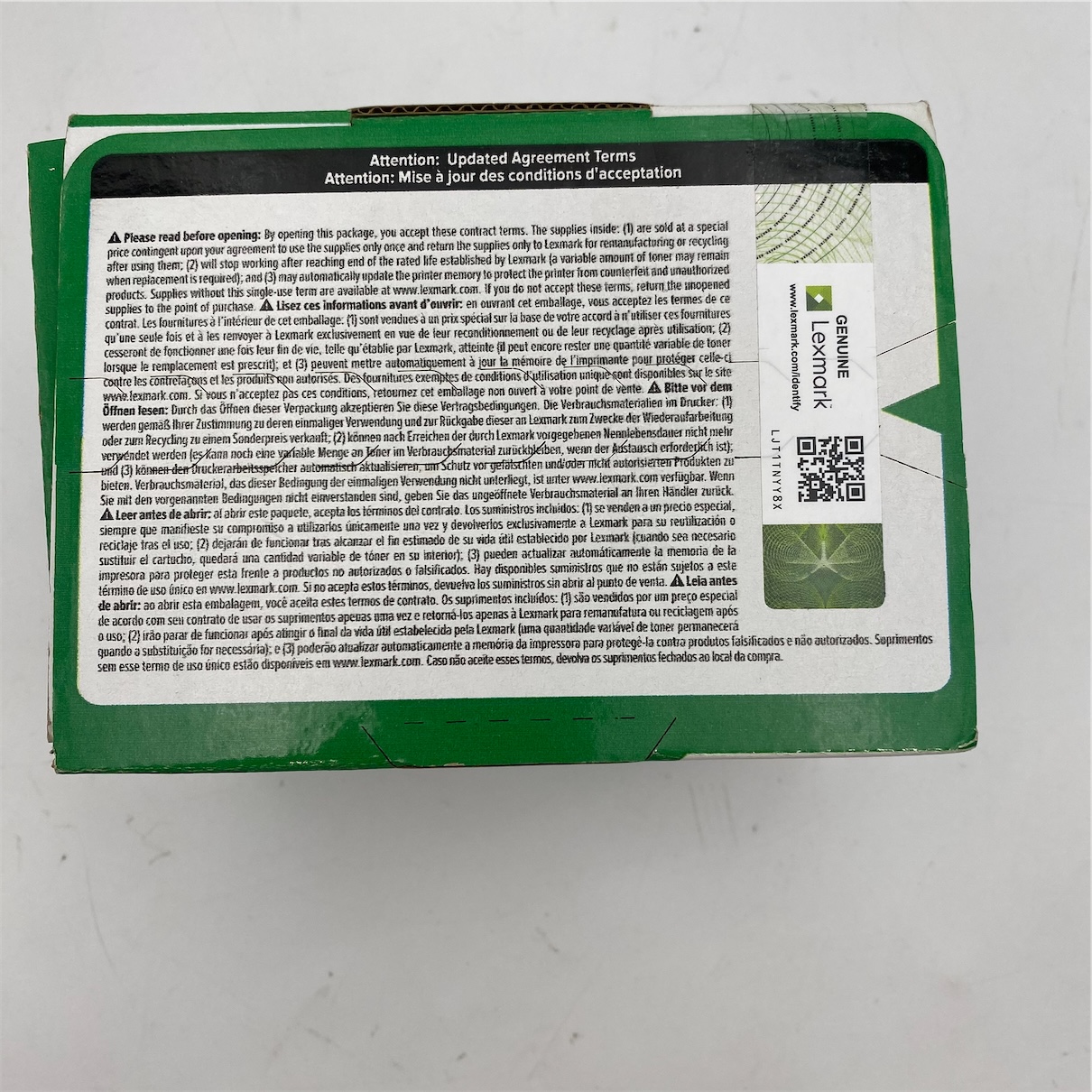 Lexmark 78C1UK0 Black Ultra High Yield Return Program Toner - Imagen 3