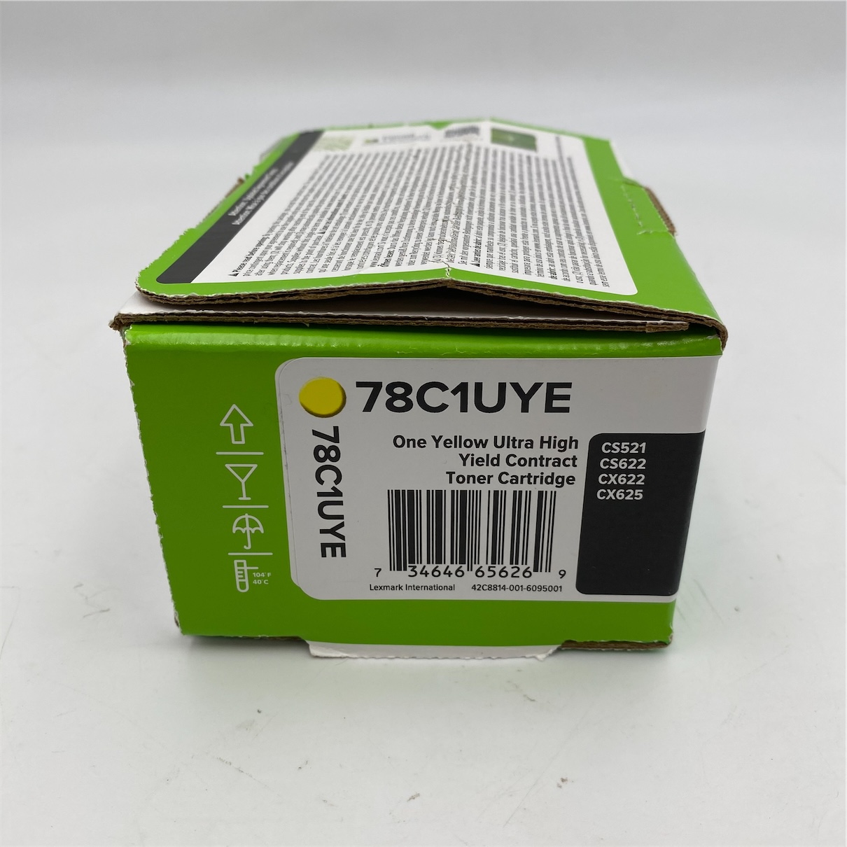 Lexmark 78C1UYE Yellow Ultra High Yield Toner Cartridge - Image 3