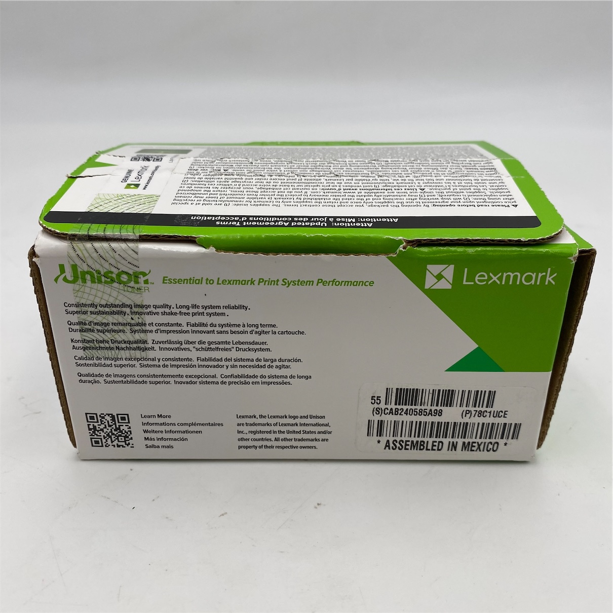 Lexmark 78C1UCE Cyan Ultra High Yield Contract Toner - Image 4