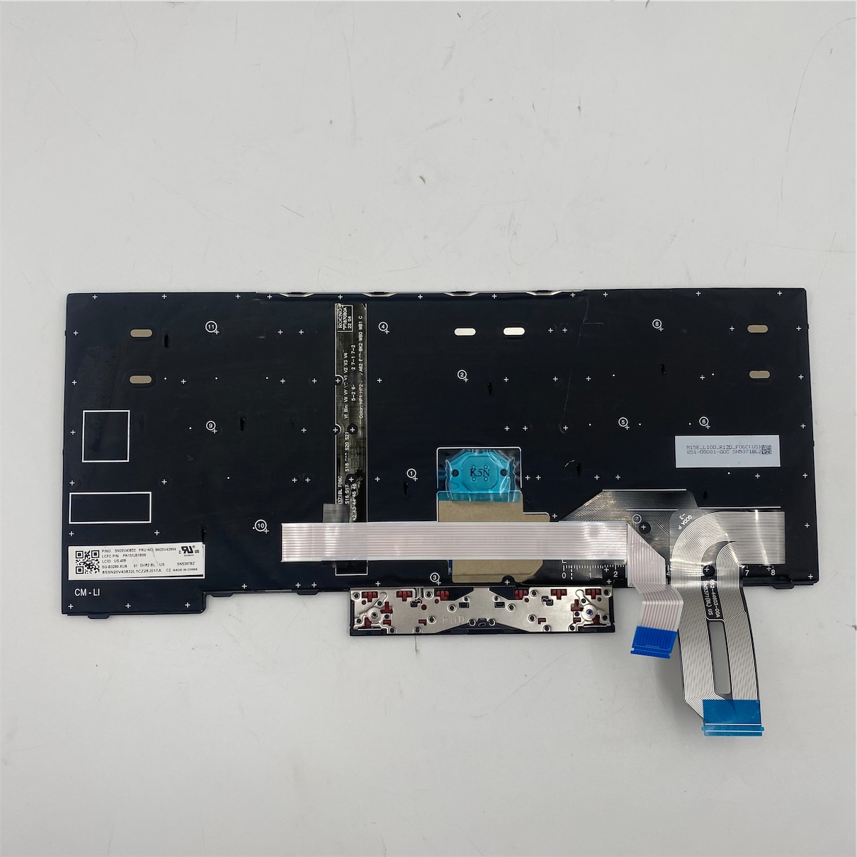 Lenovo Keyboard Internal,USA English,Black,Backlight - Image 5