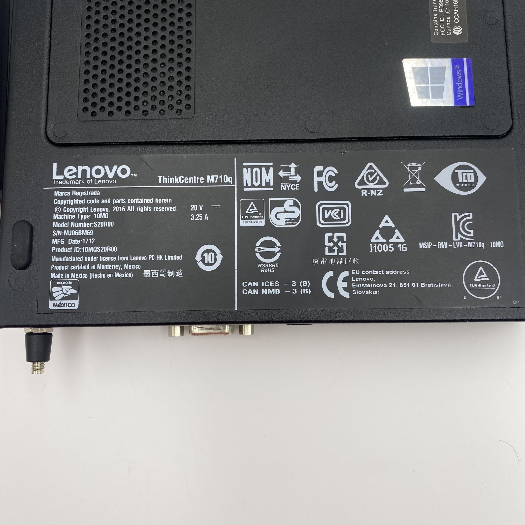 Lenovo ThinkCentre M710Q I5-7500T 8GB RAM 500GB HDD *BROKEN USB (only one)* - Image 5