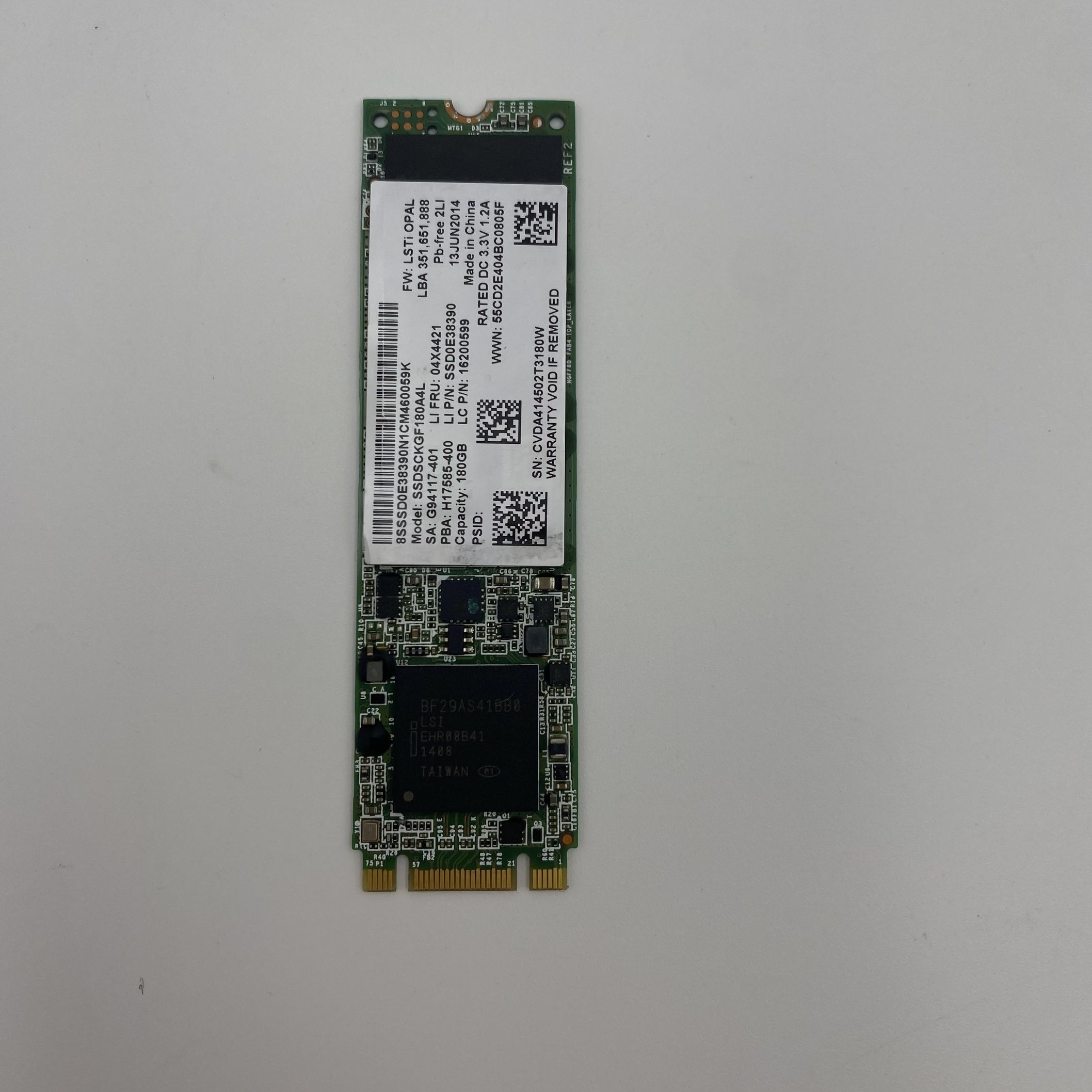 Lenovo SSD_ASM 180G,M.2,2280,SATA6G,INTEL,OPAL 00UP426 00JT028 00JT004 04X4421 - Imagen 2