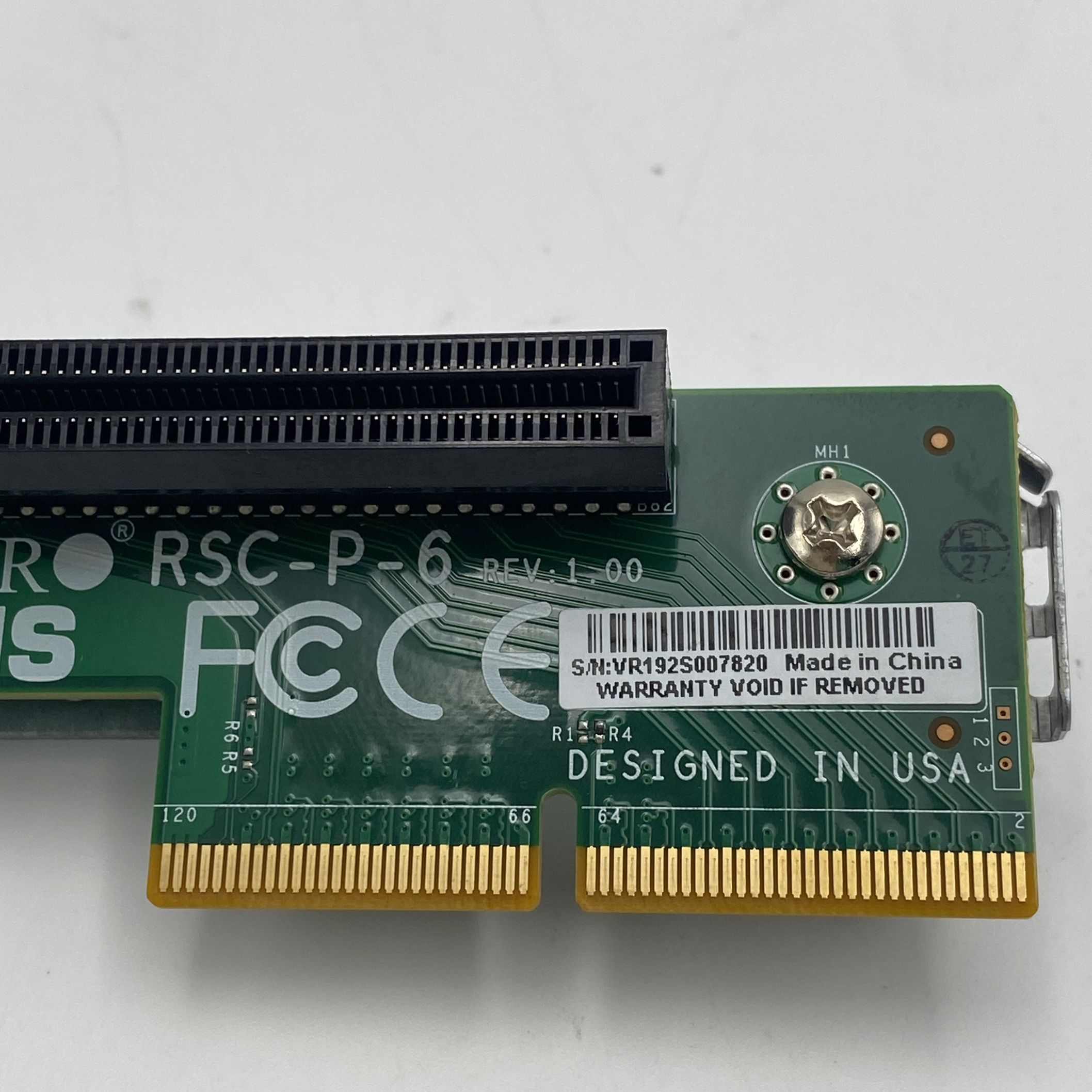 Supermicro Left Side PCIe 3.0 x16 Riser Card RSC-P-6 - Image 6