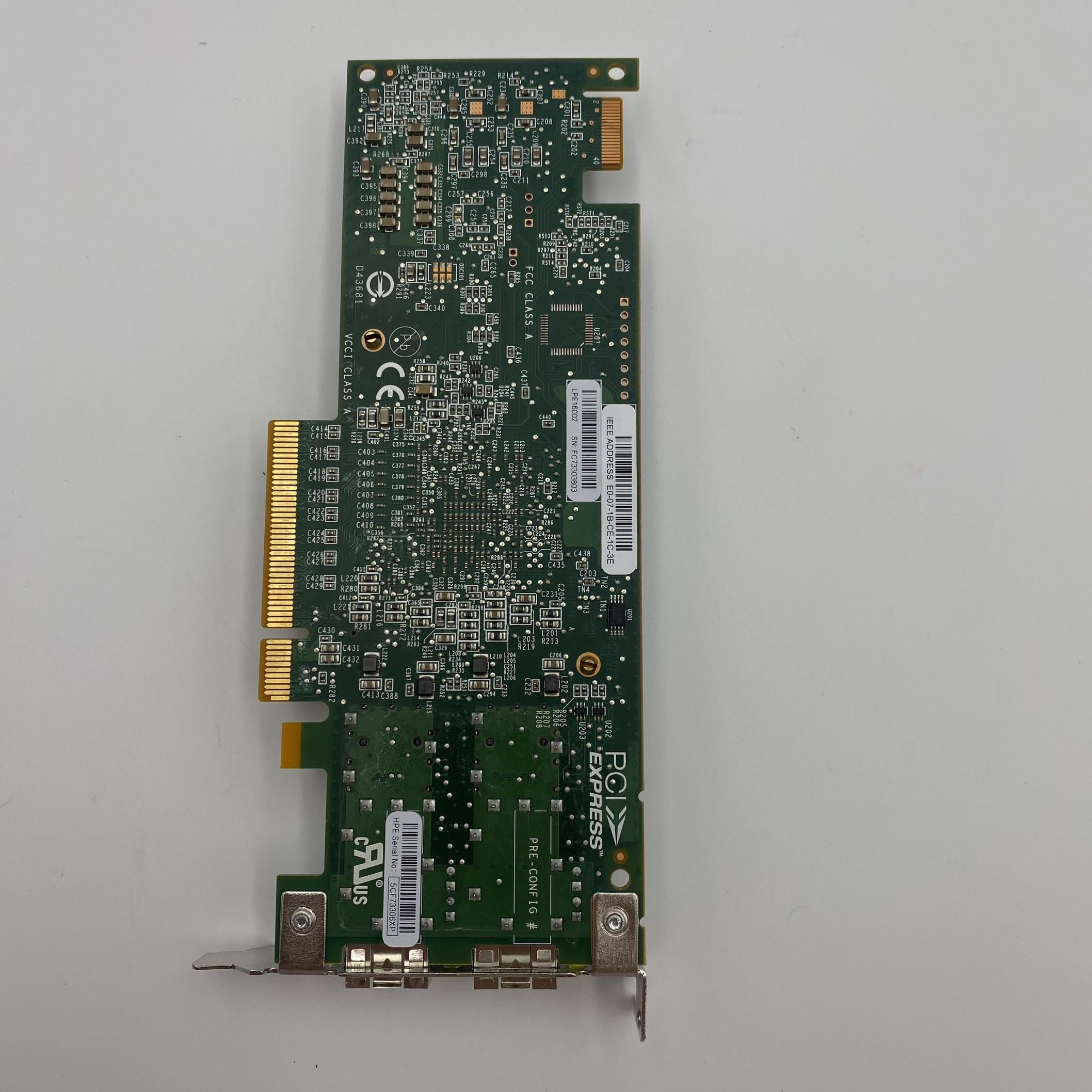HP SN1100E 16GB DUAL PORT FIBRE CHANNEL HOST BUS ADAPTER C8R39-60002 719212-001 - Imagen 4