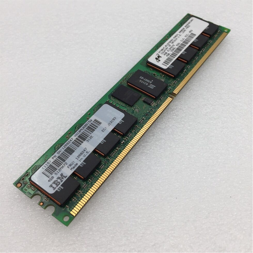 IBM 4GB 1X4GB PC2-4200 DIMM MT36HTJ51272M2Y-53E MT36HTJ51272M2Y-53EA1 12R8247