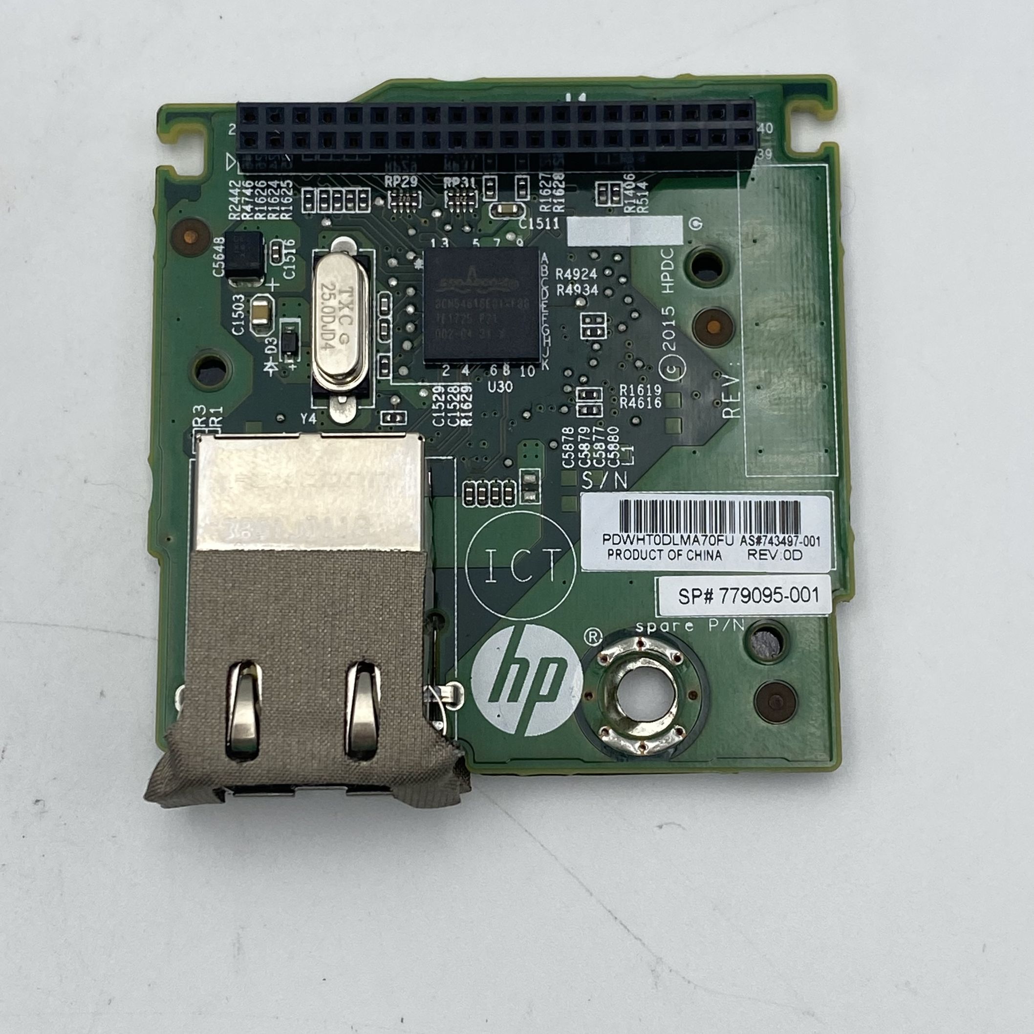 HP Optional iLO (Integrated Lights Out) adapter module 743497-001 779095-001 - Imagen 2