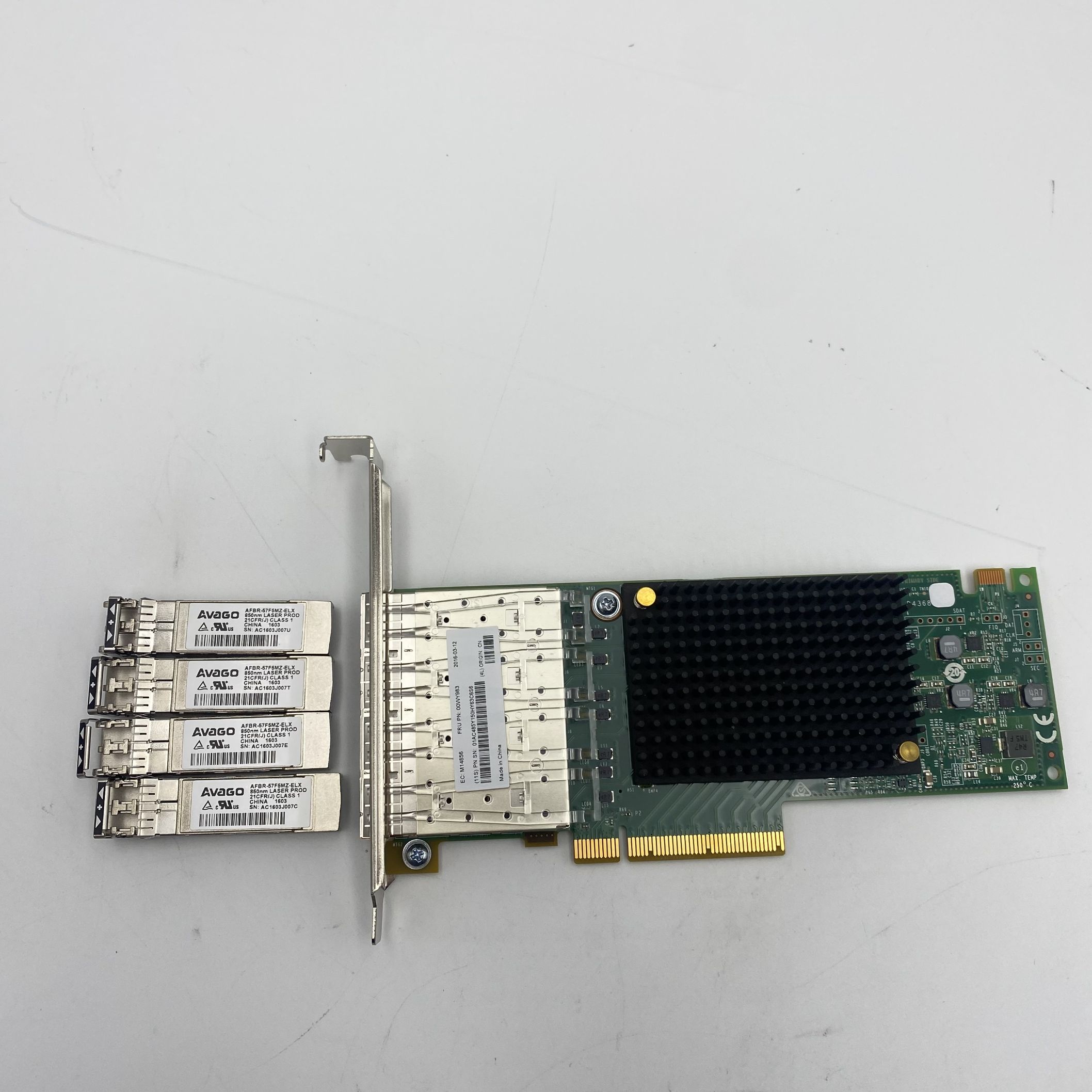 IBM 4-PORT 16GB FIBRE CHANNEL ADAPTER 01AC485 00WY983 - Imagen 5