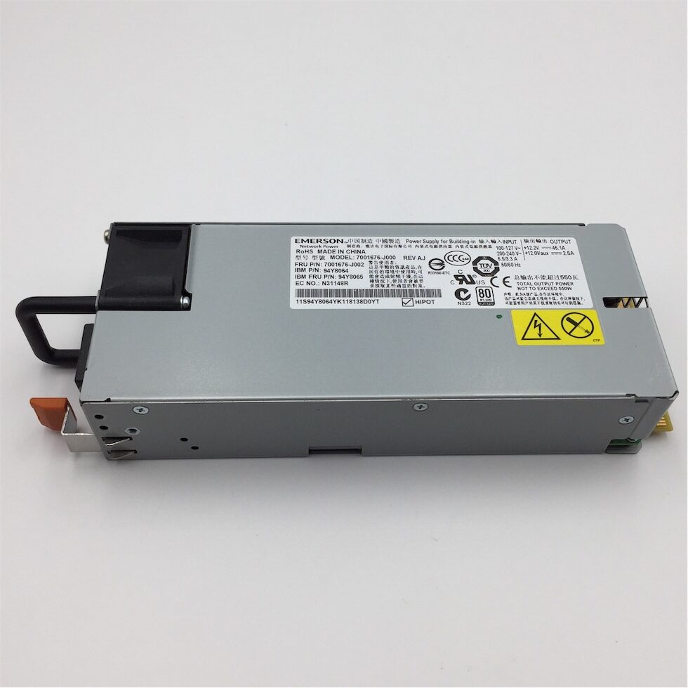 IBM 550W 80+ PLATINUM POWER SUPPLY FOR X3550 X3650 M4