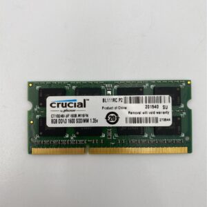 Crucial 8GB DDR3L 1600 MHz SODIMM Memory Module CT102464BF160B.M16FN