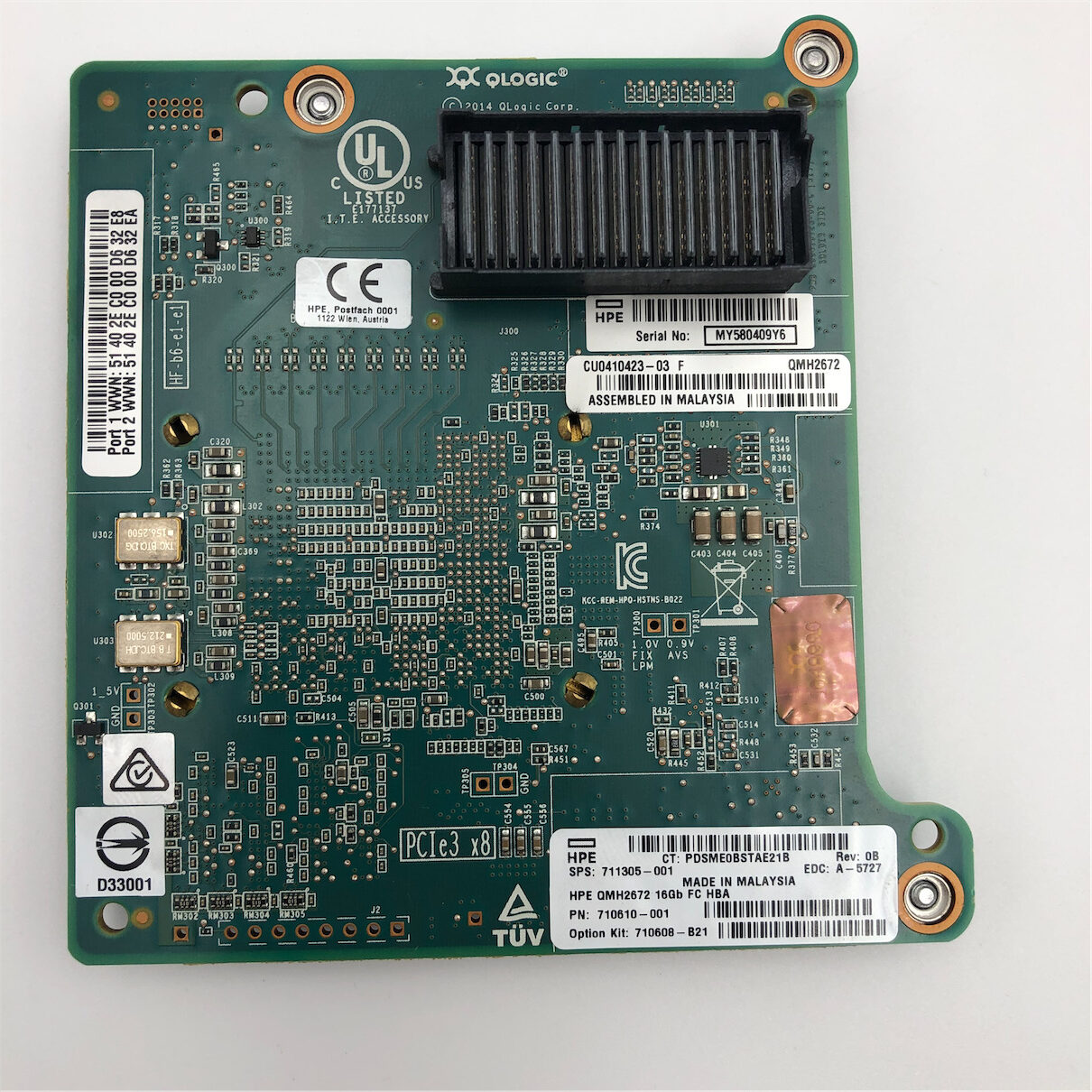 HP QMH2672 16GB MEZZANINE FIBRE CHANNEL HOST BUS ADAPTER 710608-B21 711305-001 - Imagen 3