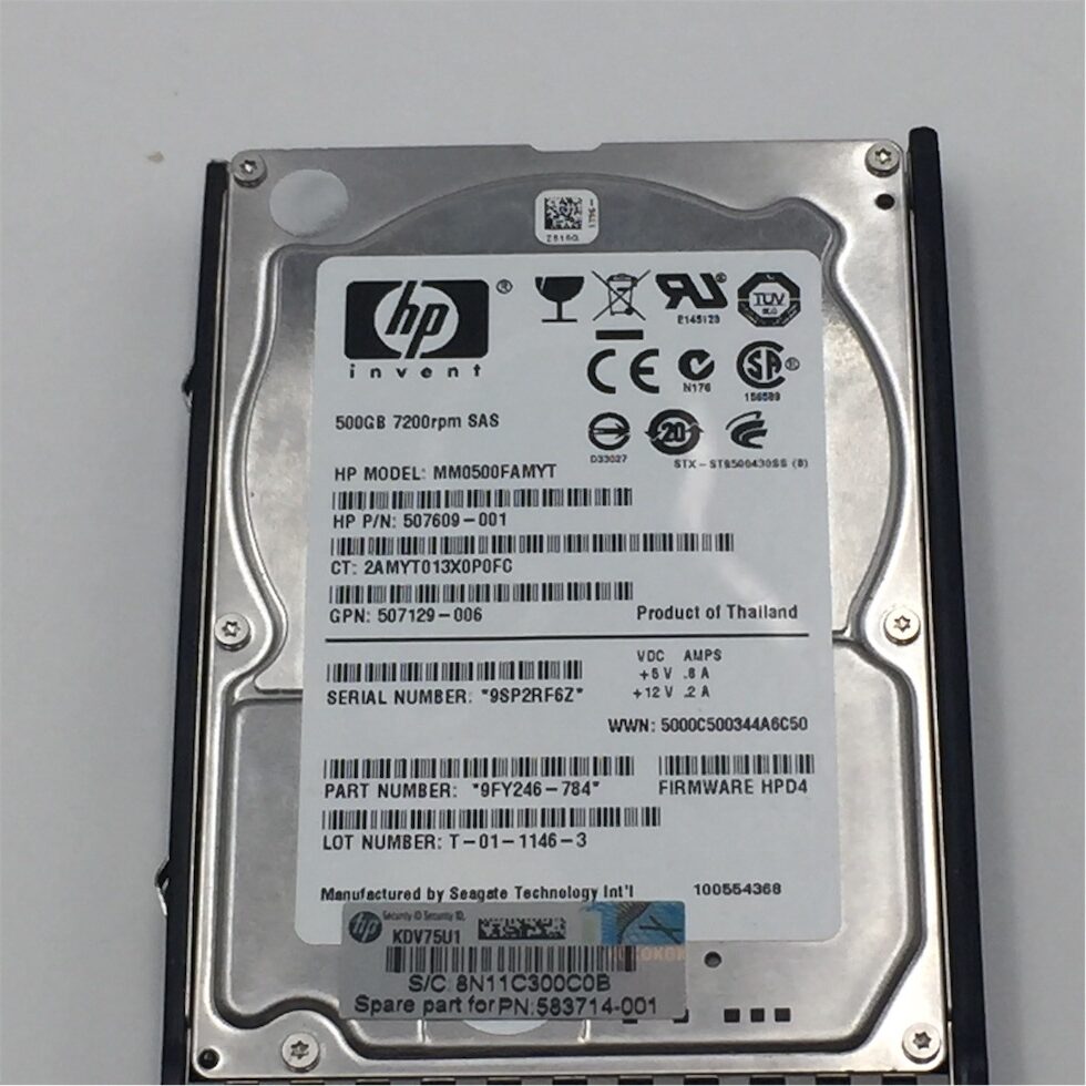 HP M6625 500GB 7.2K SAS 6G 2.5 HDD - Imagen 5