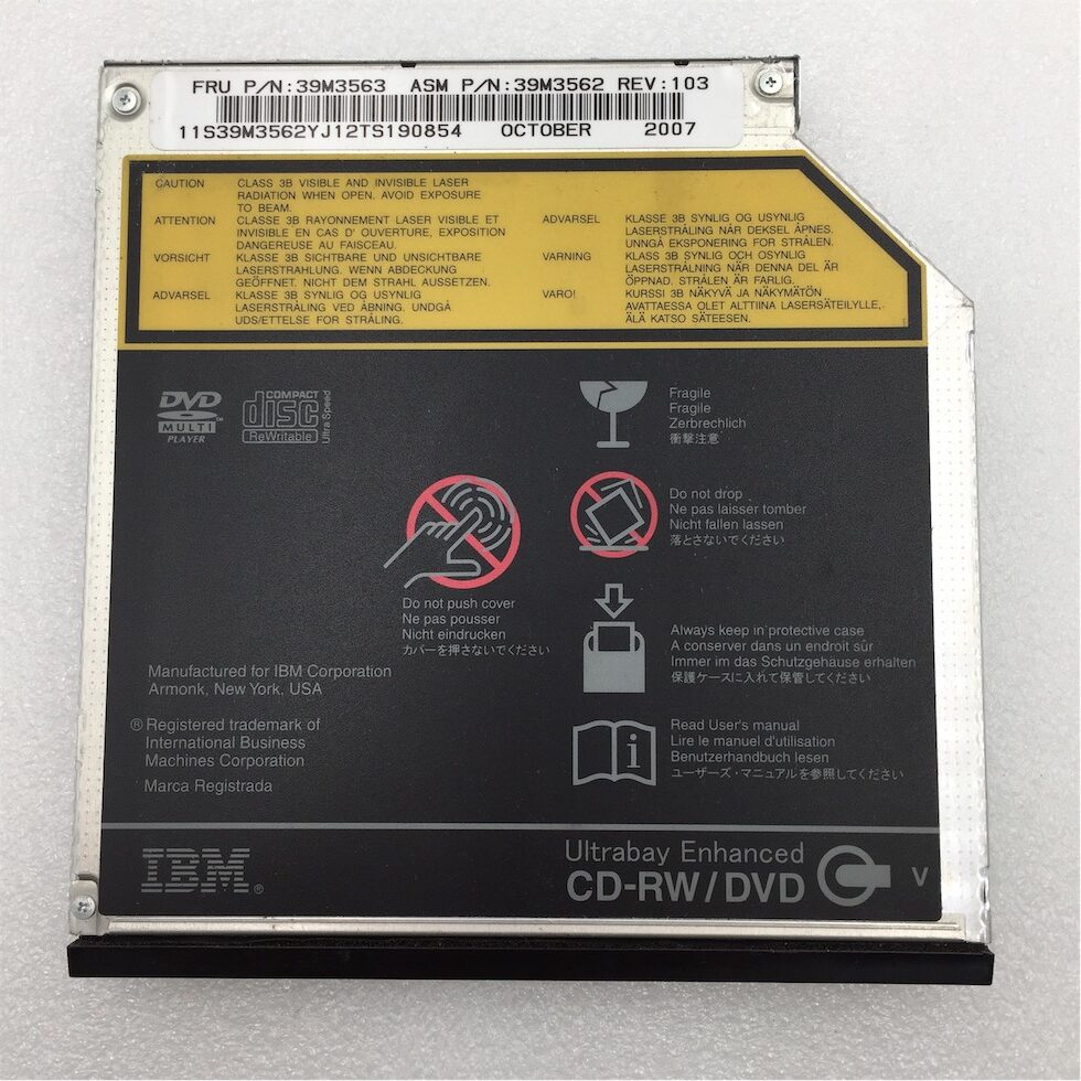 IBM DVD-ROM 8x/CD-RW 24x IDE Internal Black Slimline Drive
