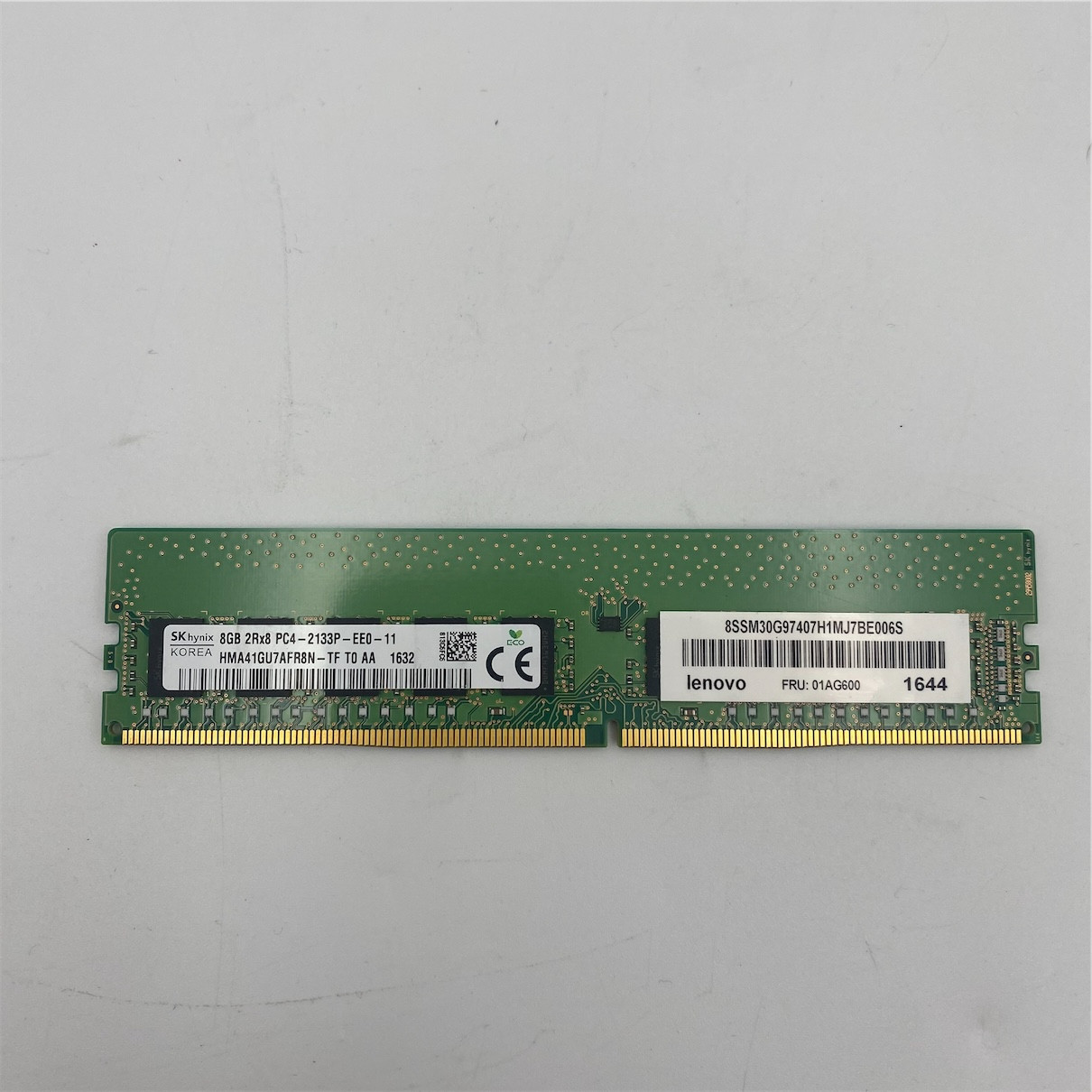 Lenovo MEMORY, 8G, DDR4, 2133, UDIMM, ECC 01AG600