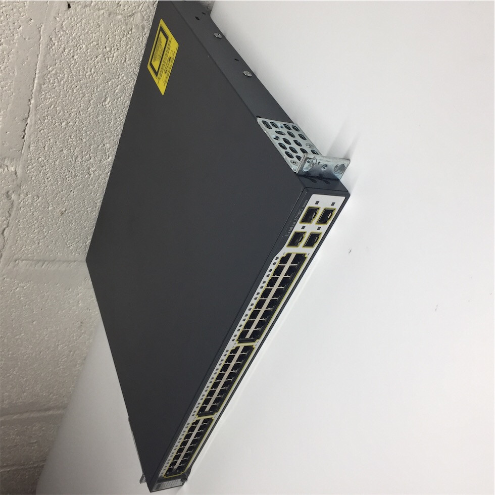 Cisco 3750G Series 48-Port Gigabit Switch w/ Rack Ears WS-C3750G-48TS-E - Image 2