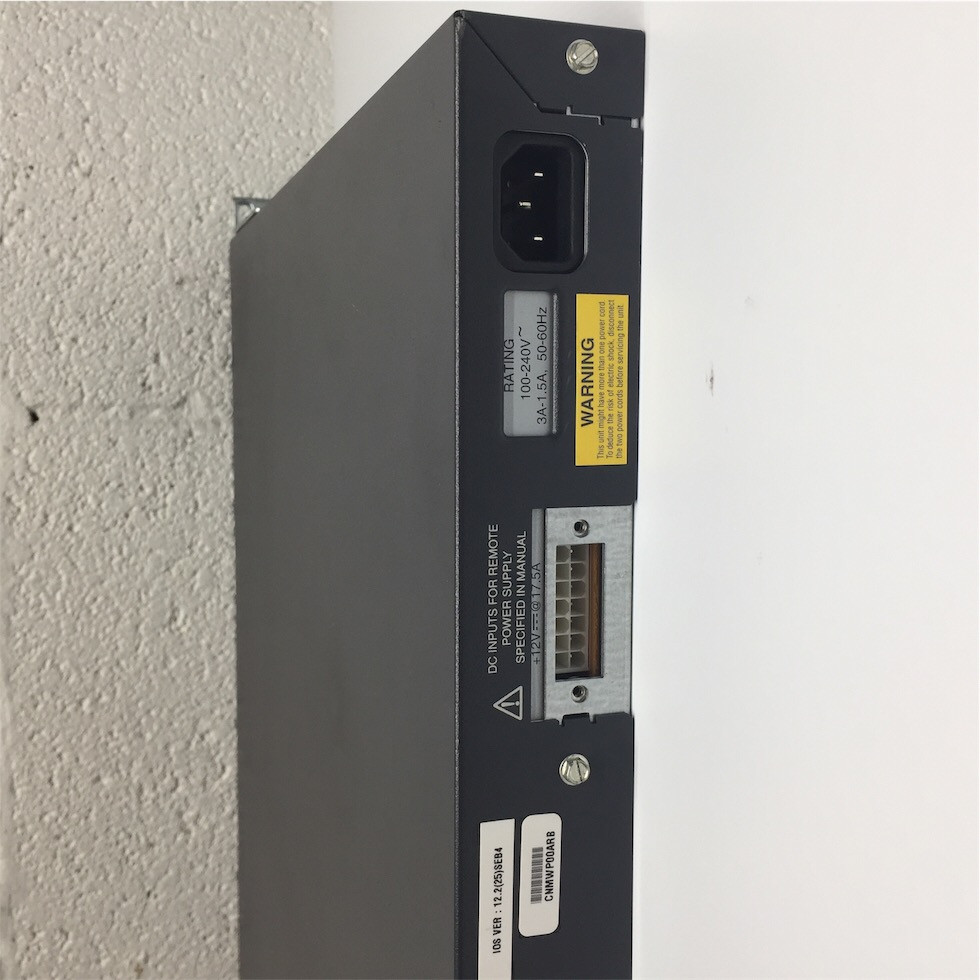 Cisco 3750G Series 48-Port Gigabit Switch w/ Rack Ears WS-C3750G-48TS-E - Image 4