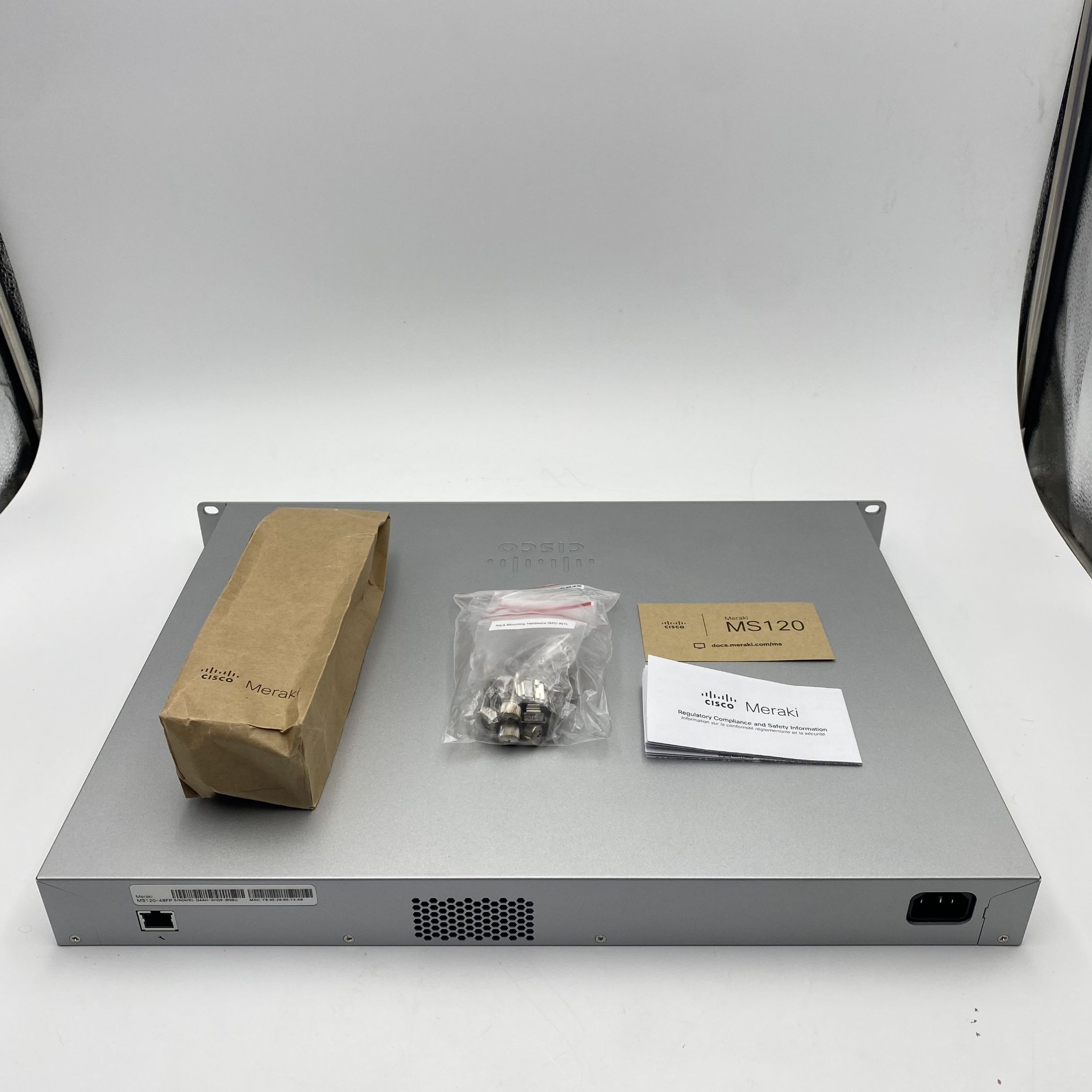 Cisco Meraki 48-Port PoE Cloud Managed Gigabit Switch *Unclaimed* MS120-48FP-HW - Image 4
