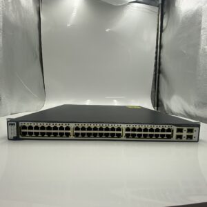 Cisco Catalyst 3750 48 10/100/1000T + 4 SFP + IPB *With Ears* WS-C3750G-48TS-S