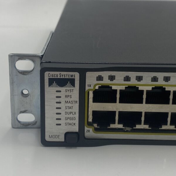 Cisco Catalyst 3750 48 10/100/1000T + 4 SFP + IPB *With Ears* WS-C3750G ...