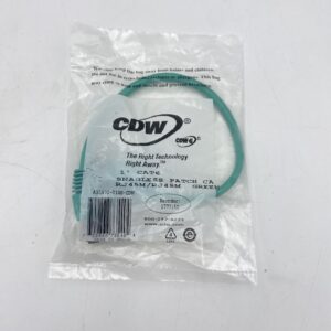 CDW 1' CAT6 SNAGLESS PATCH CABLE RJ45M/RJ45M GREEN A3L970-01GS-CDW