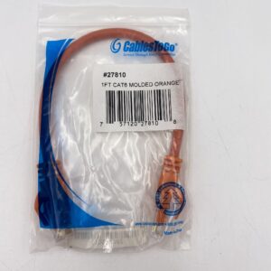 CablesToGo 1FT CAT6 SNAGLESS UTP CABLE-ORGANGE 27810