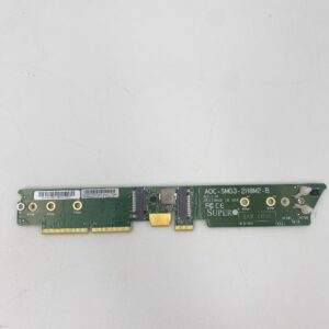Supermicro M.2 SATA/NVMe Hybrid Carrier Riser Card AOC-SMG3-2H8M2-B