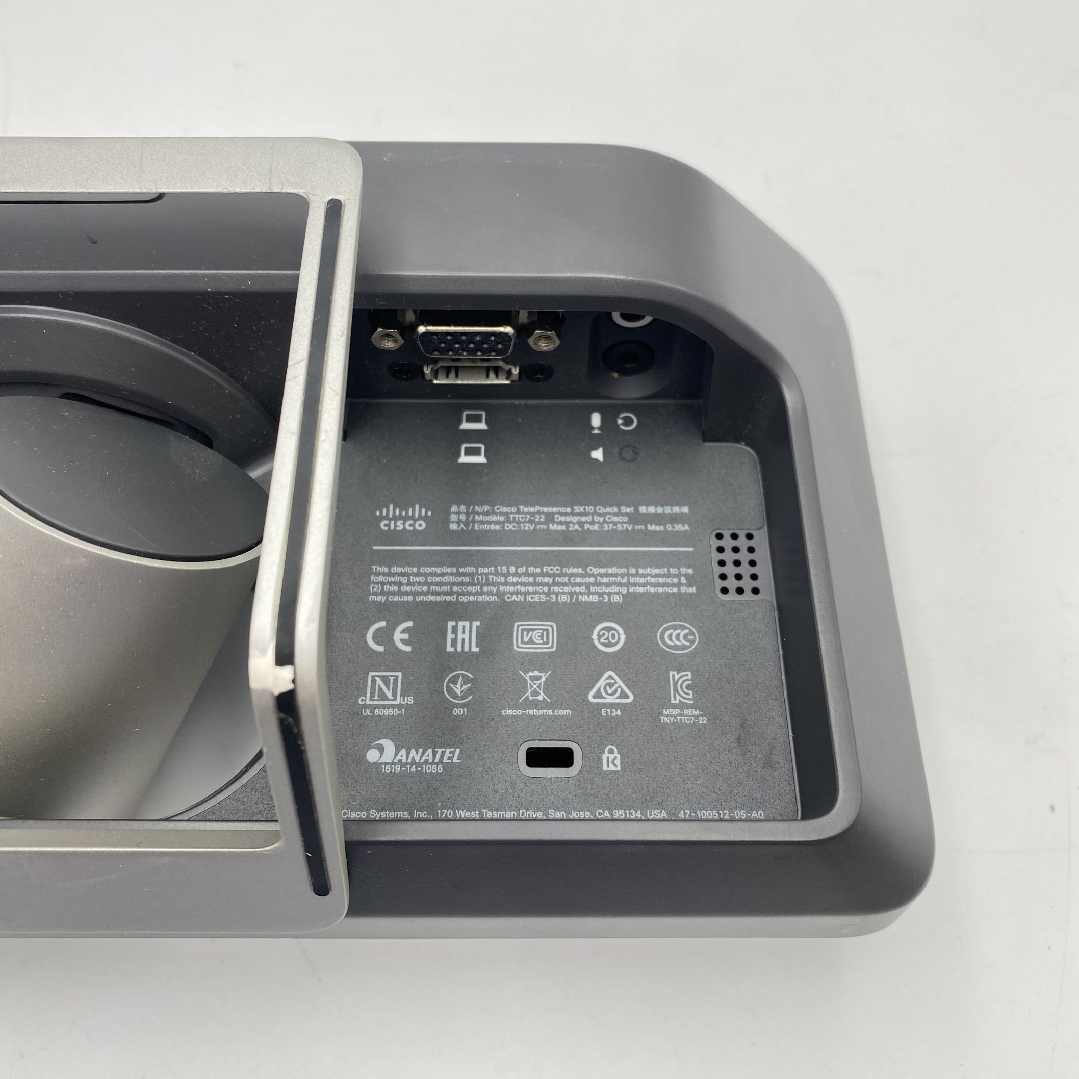 Cisco TelePresence SX10 video conference camera CTS-SX10NCODEC No PS No Remote - Image 5