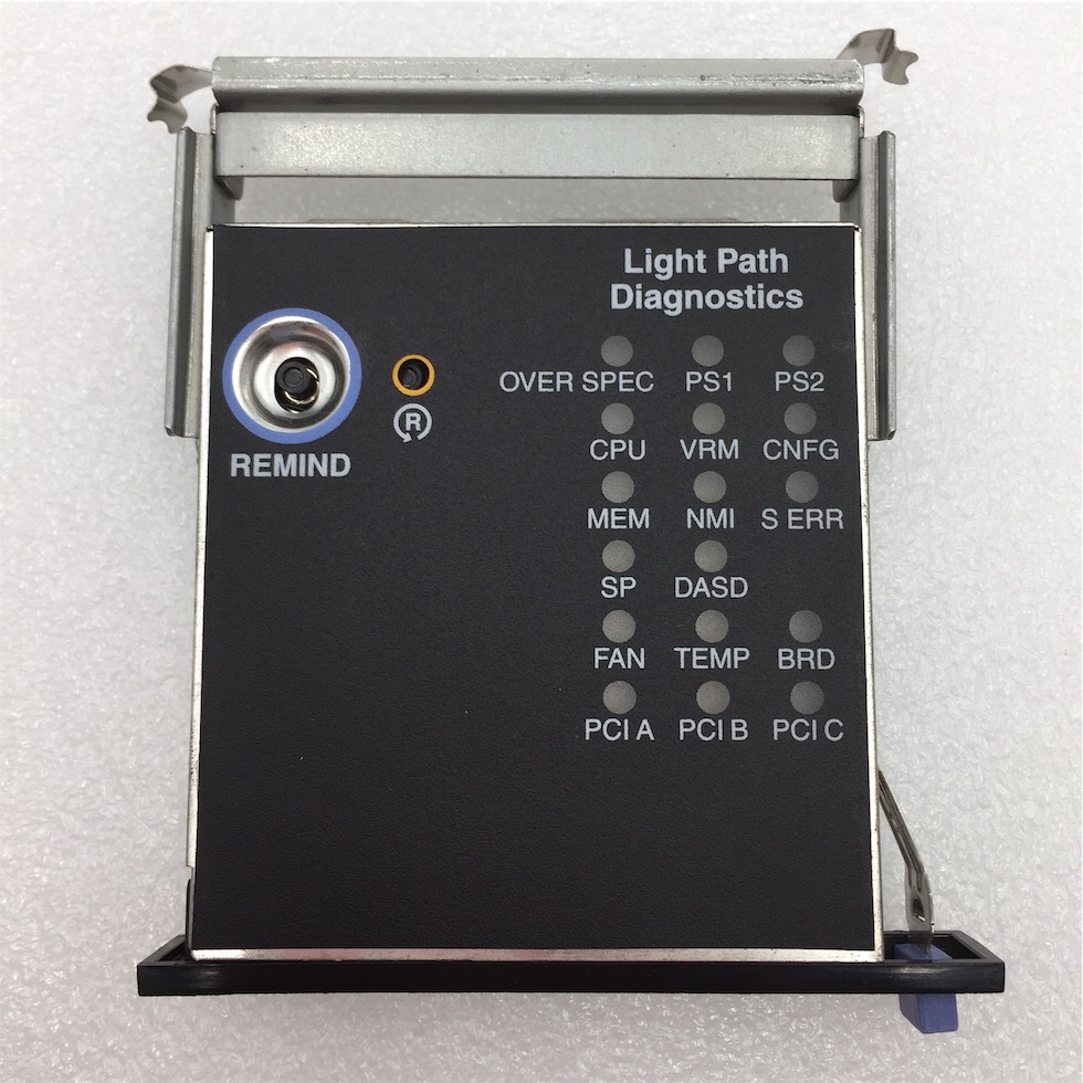 IBM Power switch info panel x336