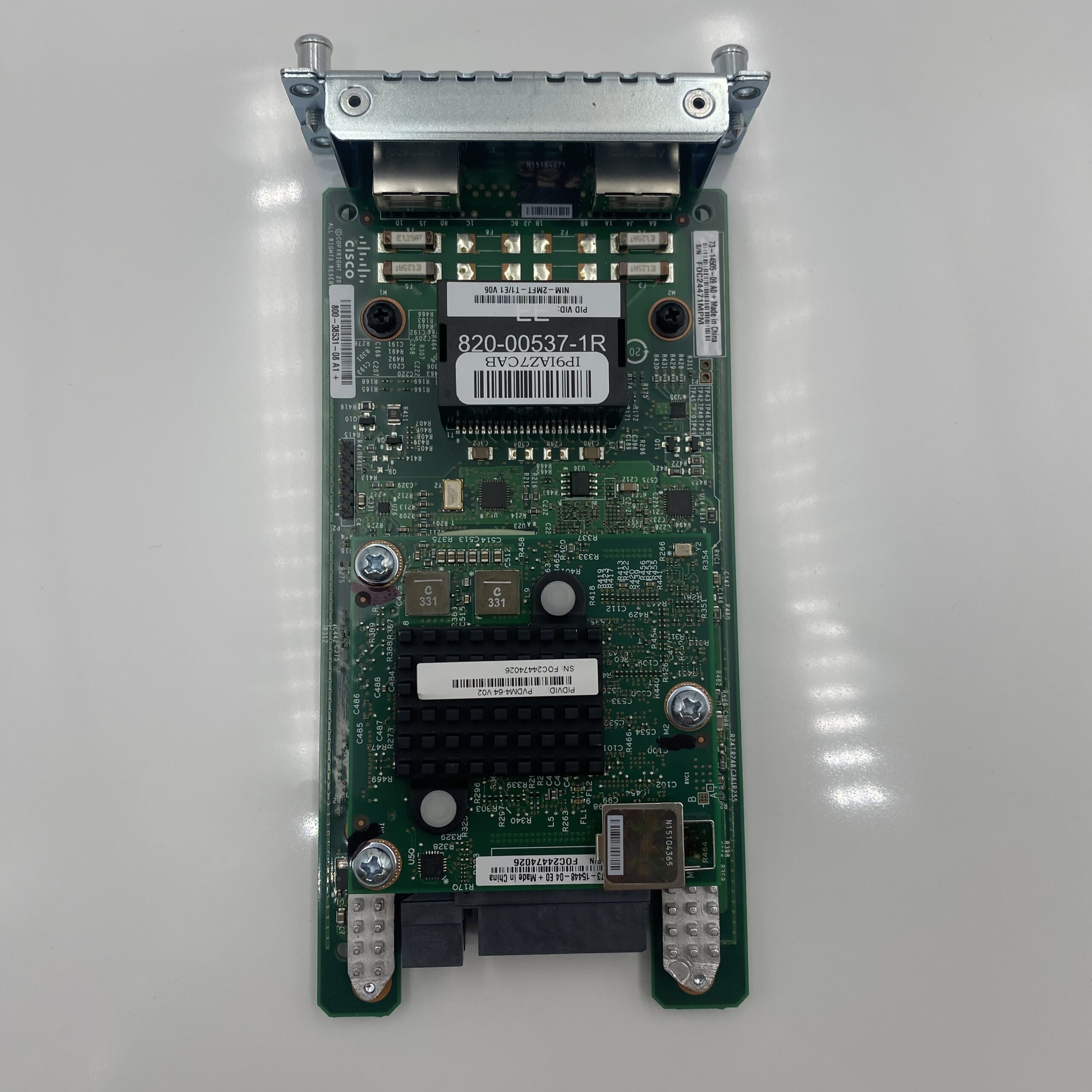 CISCO 2 PORT MULTIFLEX TRUNK VOICE/CLEARE NIM-2MFT-T1/E1 - Image 3